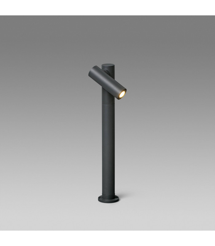 Outdoor LED Bollard Spotlight Lamp Dark Grey 6W H430 IP65