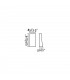 Outdoor LED White Up Down Wall Light 6W 3000K IP54