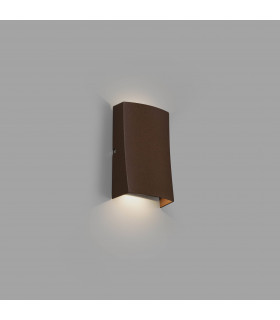 Outdoor LED Rust Brown Up Down Wall Light 6W 3000K IP54