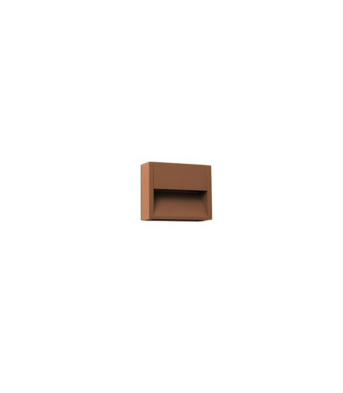 Outdoor Surface Mounted LED Wall Lamp Rust 3W 3000K IP54