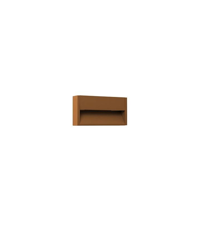 Outdoor Surface Mounted LED Wall Lamp Rust 6W 3000K IP54