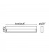 Outdoor Surface Mounted LED Wall Lamp Rust 12W 3000K IP54