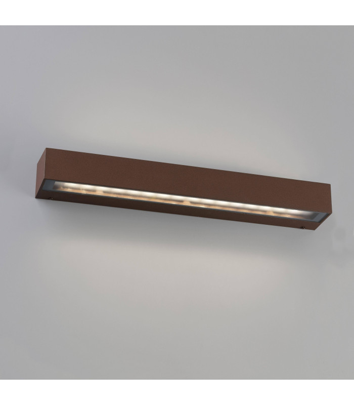 Outdoor LED Rust Brown Up Down Wall Light 30W 3000K IP65
