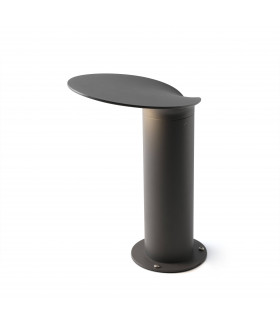 Outdoor LED Dark Grey Bollard Pedestal Lamp 18W 3000K IP65