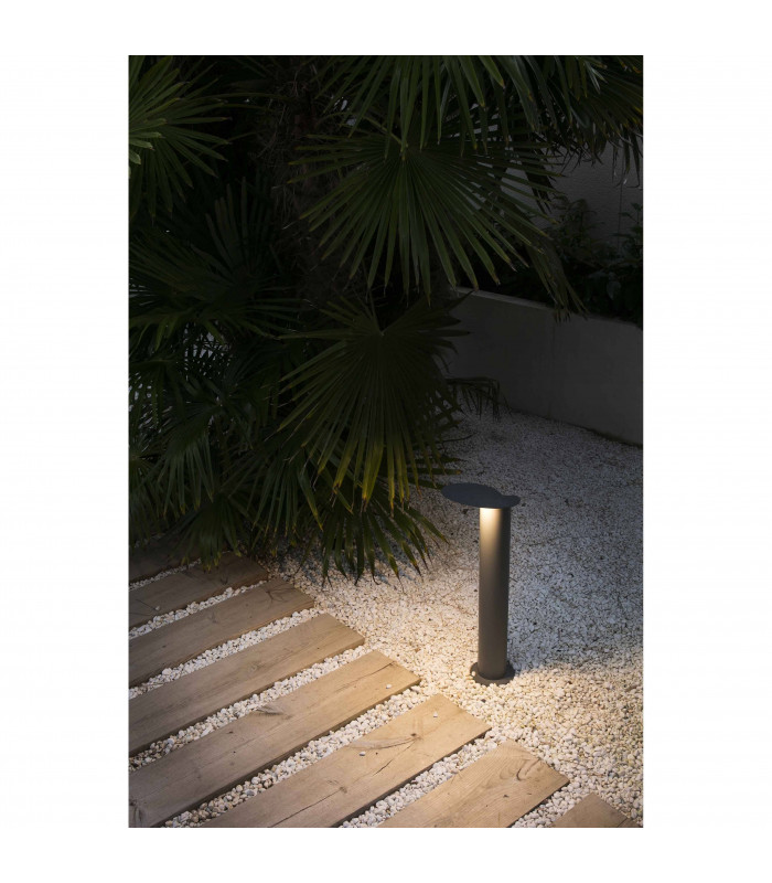Outdoor LED Dark Grey Bollard Lamp 18W 3000K IP65