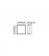 Outdoor LED Dark Grey Wall Light 10W 3000K IP65
