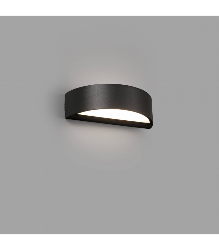 Outdoor LED Dark Grey Up Down Wall Light 10W 3000K IP65