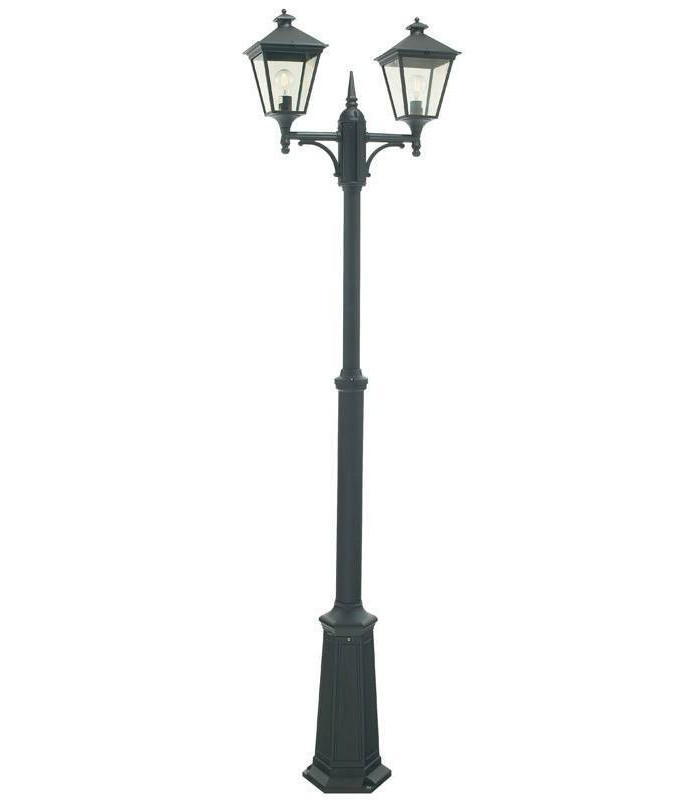 Outdoor Twin Lamp Post, E27