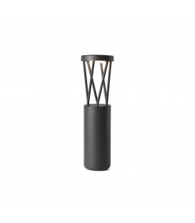 Outdoor Led Dark Grey Bollard Pedestal Lamp 10W 3000K IP65