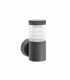 Outdoor LED 3 Wall Lamp Dark Grey 10W 3000K IP65
