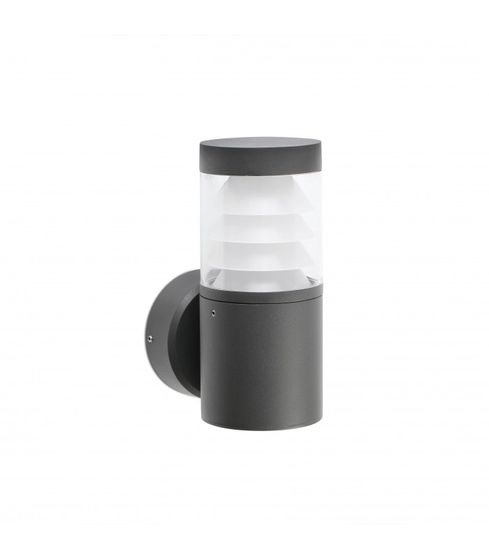 Outdoor LED 3 Wall Lamp Dark Grey 10W 3000K IP65