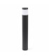 Outdoor LED 2 Dark Grey Bollard 10W 3000K IP65