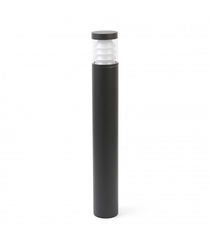 Outdoor LED 3 Dark Grey Bollard 10W 3000K IP65
