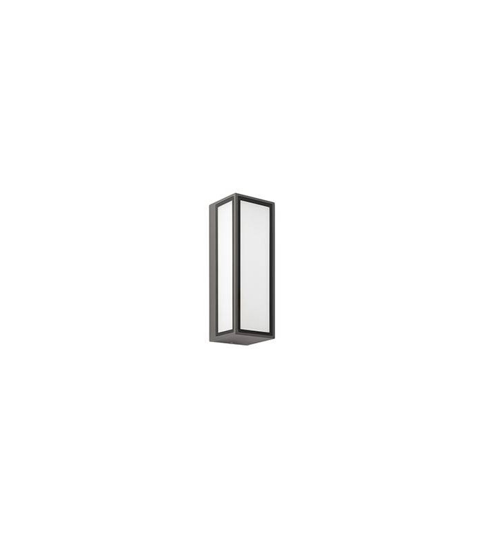 Outdoor LED Box Wall Lamp Dark Grey 9W IP65