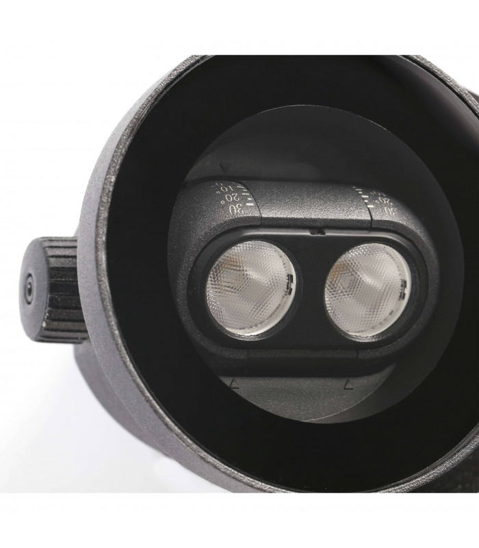 Outdoor LED Recessed Ground Light Black Adjustable 4W 3000K IP67