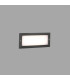 Outdoor LED Recessed Wall Light Wall Light Dark Grey 5W 3000K IP54