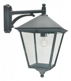1 Light Outdoor Wall Lantern Light Black IP54, E27
