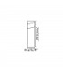 Outdoor Bollard Light Concrete 1x E27 IP65