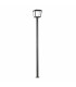 Outdoor LED Lamp Post Dark Grey 18W 3000K IP54
