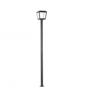 Outdoor LED Lamp Post Dark Grey 18W 3000K IP54