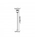 Outdoor LED Lamp Post Dark Grey 18W 3000K IP54