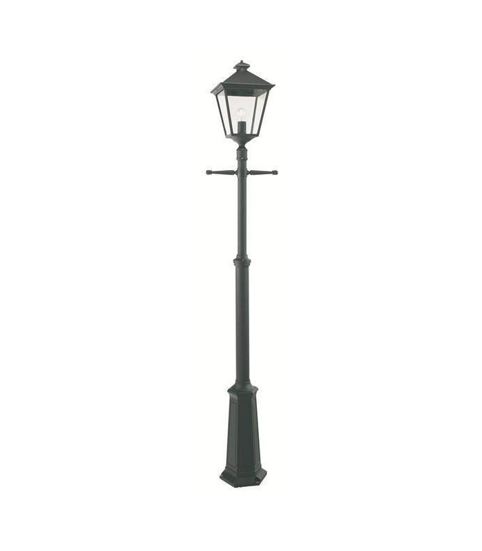 1 Light Outdoor Post Signal Lantern Black IP54, E27