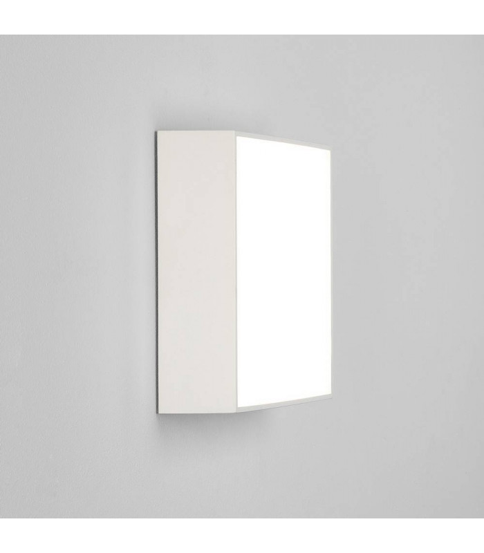 LED Outdoor Wall Light Textured White IP65