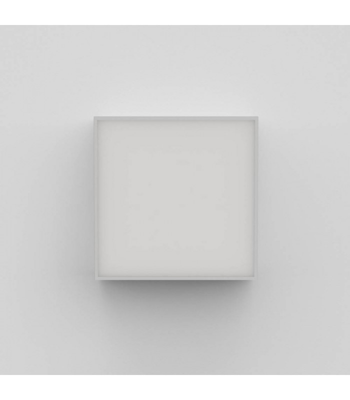 LED Outdoor Wall Light Textured White IP65