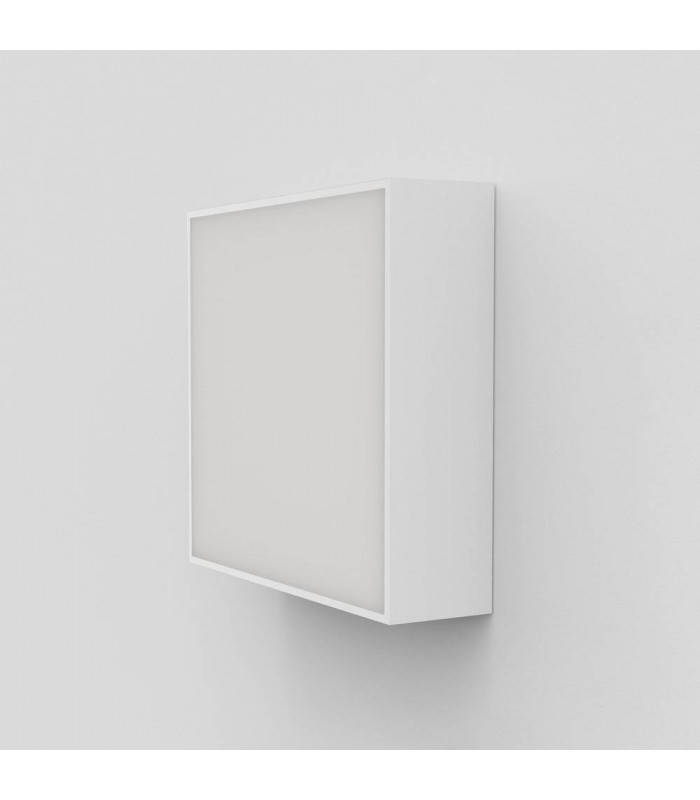 LED Outdoor Wall Light Textured White IP65