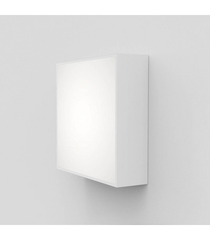 LED Outdoor Wall Light Textured White IP65