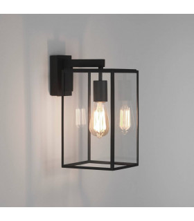 Outdoor Wall Light Textured Black IP23, E27