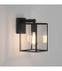 Outdoor Wall Light Textured Black IP23, E27