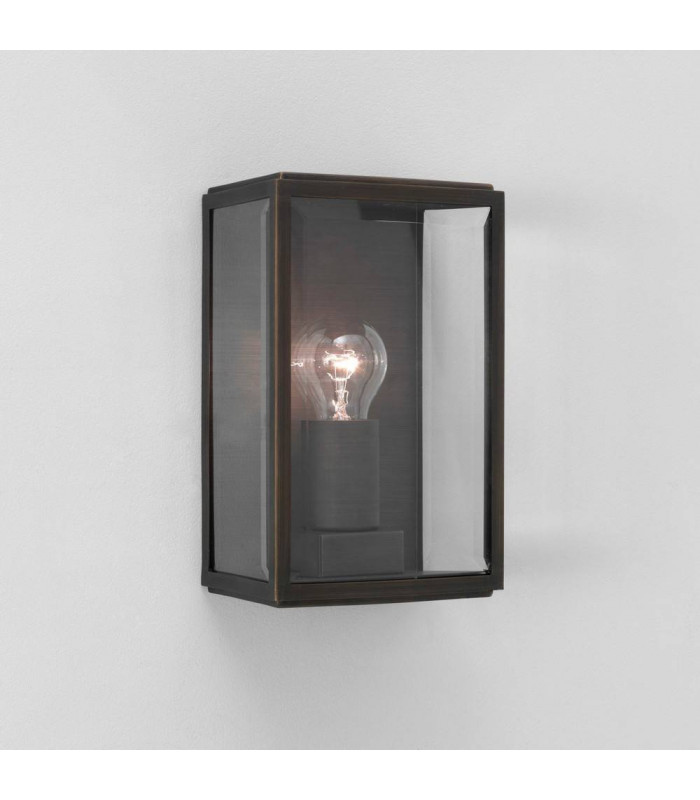 Outdoor Wall Light Bronze IP44, E27