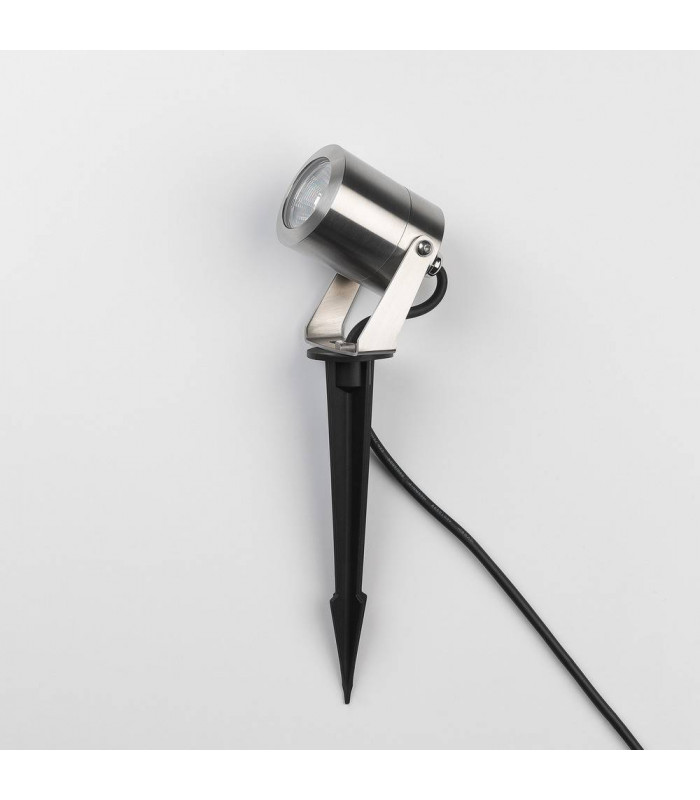 Outdoor LED Ground Light Brushed Stainless Steel IP65