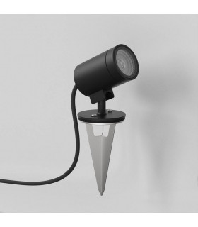 Spike Spot LED Outdoor Spotlight Textured Black IP65