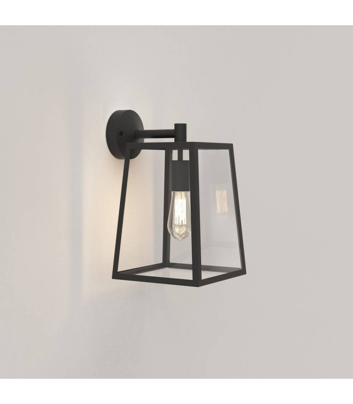 Outdoor Wall Light Textured Black IP23, E27