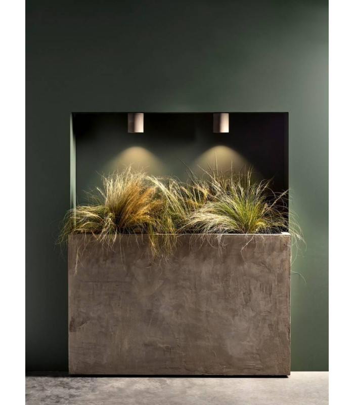 Outdoor Round Ceiling Light Concrete IP44, GU10