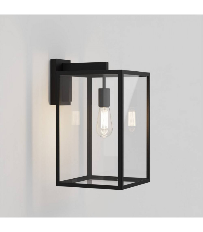Outdoor Wall Light Textured Black IP23, E27