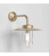 LED Outdoor Wall Light Coastal Brass IP44, E27