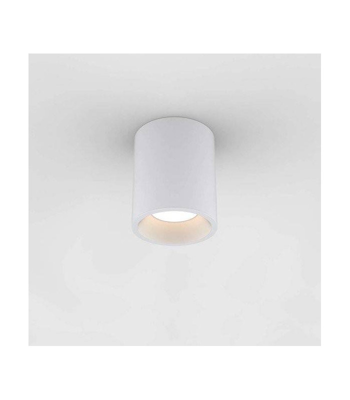 Outdoor Round Surface Mounted LED Downlight Textured White IP65