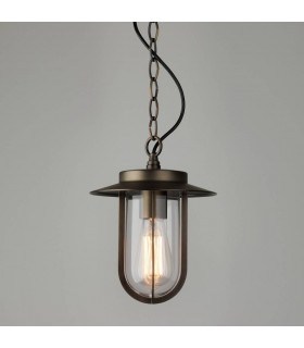 Outdoor Pendant Light Bronze IP44, E27