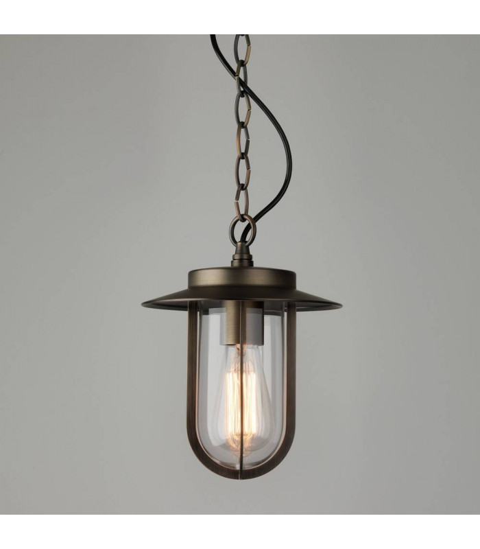 Outdoor Pendant Light Bronze IP44, E27