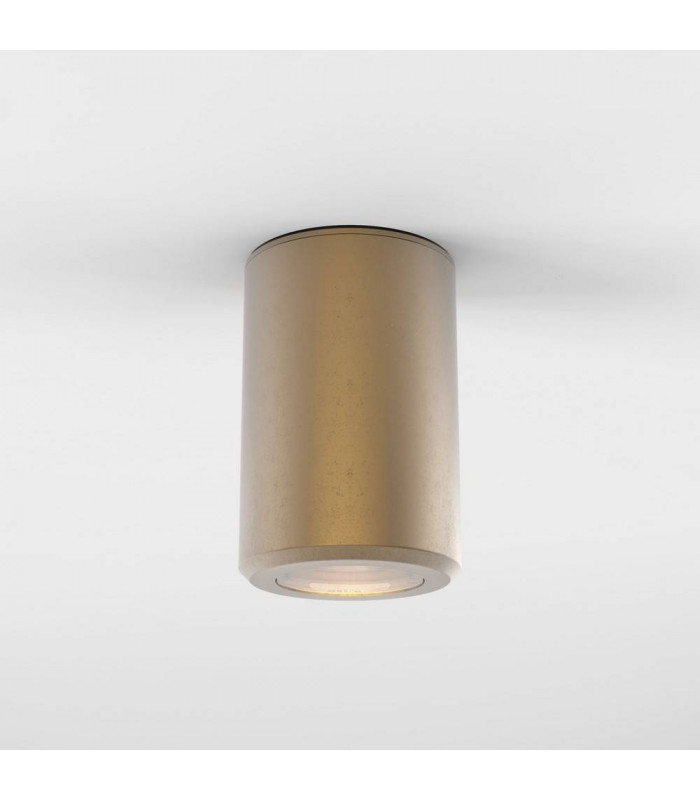 Outdoor Round Surface Mounted Downlight Surface Coastal Brass IP44, GU10