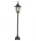 1 Light Outdoor Bollard Lantern Black IP54, E27