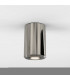 Outdoor Round Surface Mounted Downlight Surface Polished Nickel IP44, GU10