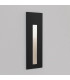 Outdoor LED Recessed Marker Wall Light Textured Black IP65