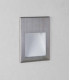 Outdoor LED Recessed Marker Wall Light Brushed Stainless Steel IP65