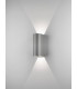 LED Outdoor Wall Light Textured Grey IP65