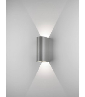 LED Outdoor Wall Light Textured Grey IP65