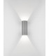 LED Outdoor Wall Light Textured Grey IP65